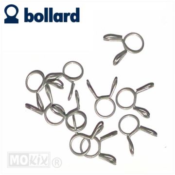 Fuel Hose Clamp Clip 7.1mm 10 pieces