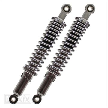 Shock absorber set Honda 335mm Chrome Ruikai