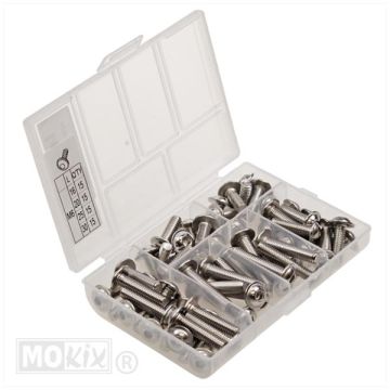 Sortie box sheet metal screw M6 hex stainless steel M6 x16/20/25/30 each 15 pieces (60 total)