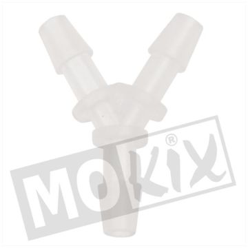 HOSE CONNECTOR Y-PIECE 3.2mm CLEAR (1)