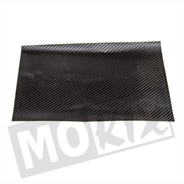 STICKER SHEET CARBON 25x35cm MATT BLACK