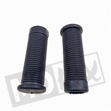 FOOTREST-RUBBER TOMOS/KREIDLER BLACK SET