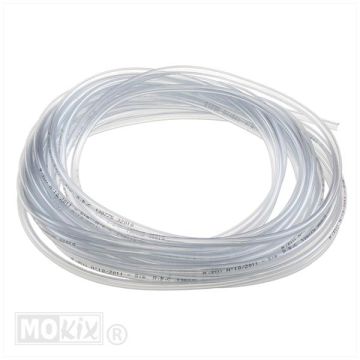 FUEL HOSE PVC 4x 7mm TRANSPARENT 10mtr