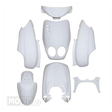 Body / fairing kit  Yamaha Neo's/MBK Ovetto 2002-2007 glossy white 7 pcs