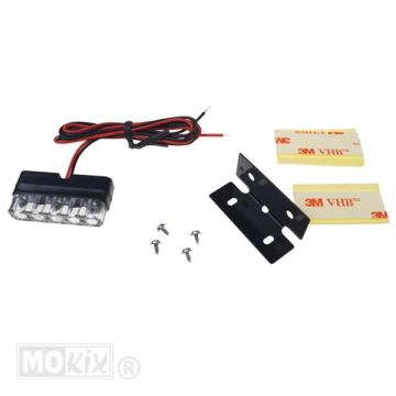 License plate light LED 3 white Elec