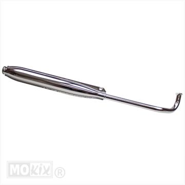 Exhaust Tomos A35 fast Speedy E1 26mm chrome TW