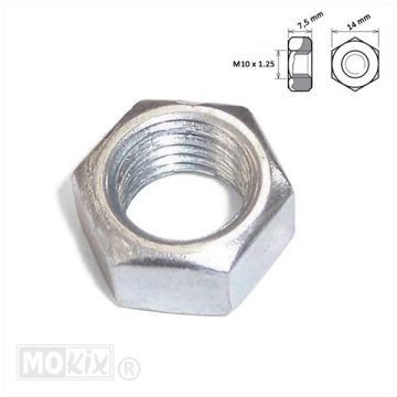 Variator nut Peugeot/GY6 M10x1.25 SUPERTEC