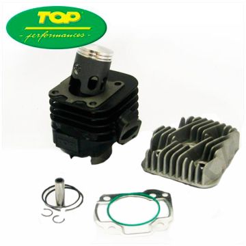 Cylinder kit Minarelli horizontal AC 50cc 40mm Black Trophy Top performances