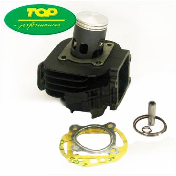 Cylinder Minarelli vertical 50cc 40mm Black Trophy Top performances