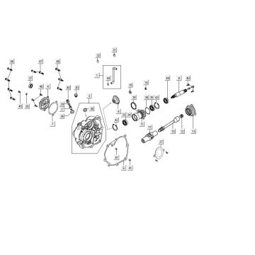 Drive Shaft Kymco MXU 150