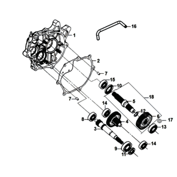 Sym Symphony ST 125I E4 drive shafts