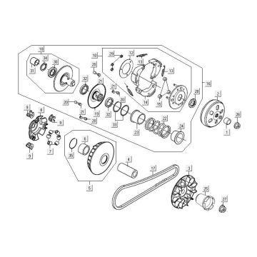 Drive Kymco MXU 300R