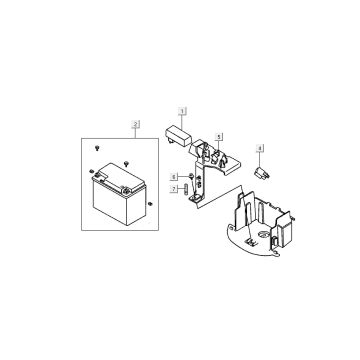 Battery - CDI Kymco DJ 2-stroke Black