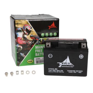 BATTERY CTX 4L-BS (YTX 4L-BS) 113x70x88 additional capacity