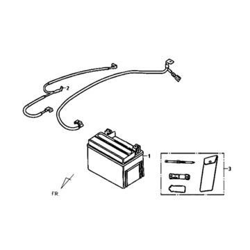 Battery Tool set Sym Fiddle II (BK-7C) iron grey