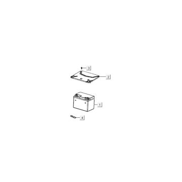 Battery Kymco Carry 50i 4T AC Euro 4 glossy black