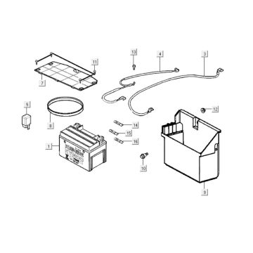 Battery Kymco Grand Dink 250 4T