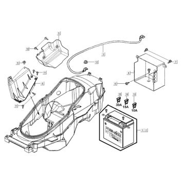 Battery Kymco Myroad 700i