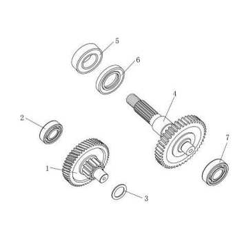 Rear axle China Venom green