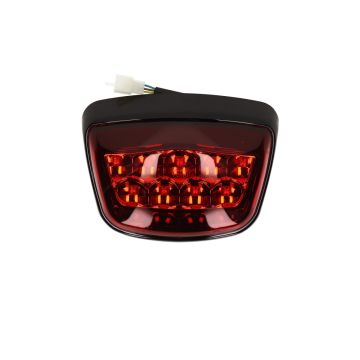 Taillight led red smoke / black rim AGM VX/Napoli/Riva/Lux/C50/HT/RL/Venice/Tivoli/Felice