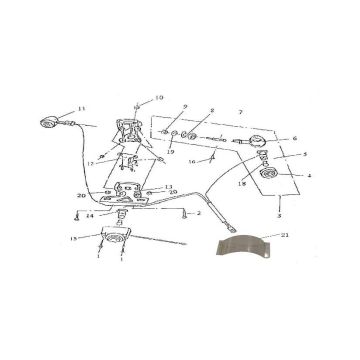 Rear Light Neco Borsalino 125cc