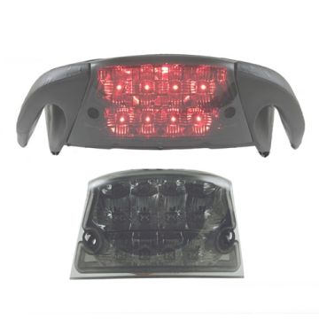 Taillight Piaggio Zip 2000-> led smoke titanium Power 1 CE approval
