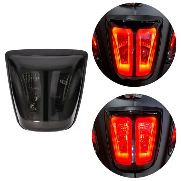 Taillight Vespa Sprint/ Primavera led tube smoke +  rim matt black