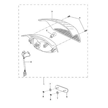 Rear Light Yamaha Bw's 2-Stroke
