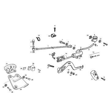 Rear brake SENDA SM DRD - O.M.