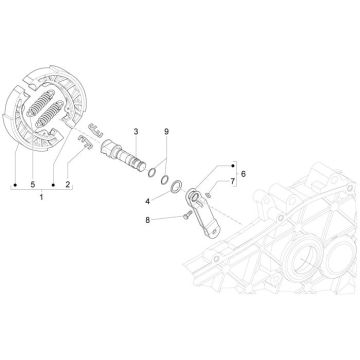 Rear Brake Vespa Sprint 4-Stroke 3-Valve (Euro4 Injection Iget)