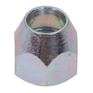 Adaptor mirror nut Vespa Lx/Vespa S silver original 654149