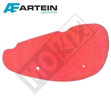 Air filter element Aprilia SR Di-tech/SR R Factory/SR Steet/Scarabeo Street/Suzuki AY A 50cc 2000-2012 red