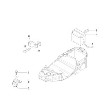 Battery Piaggio Liberty 4-stroke