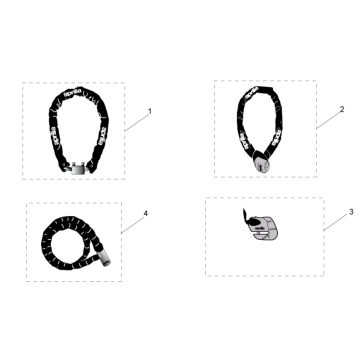 Anti theft lock Aprilia SR 50 H2O ie+carb 2004-2009