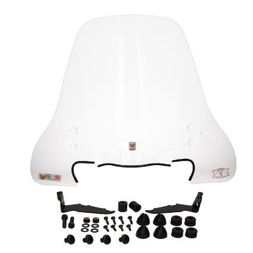 Windshield high clear BTC F35 / BTC Jog / AGM R8 / City / Peugeot V-Clic Isotta