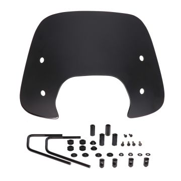 Windshield small / sport matt black Vespa Sprint 50-125-150 2014->
