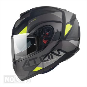 Helmet system MT Atom W17 SV gloss/matt black