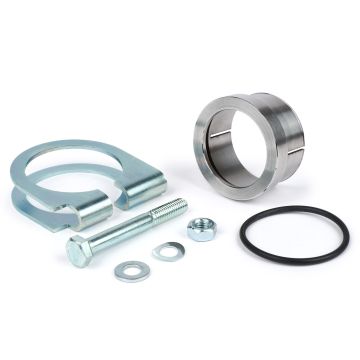 Exhaust flange with O-ring, with clamp BGM PRO diameter=45mm, Vespa PX200, Rally 200, Quattrini M232/M244 for welding, including O-ring