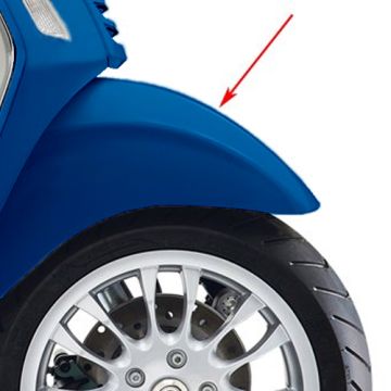 Front fender Vespa Sprint blue azzurro 261/a original 67364400dq
