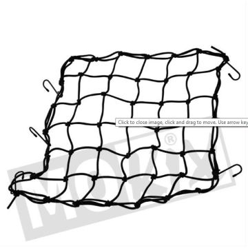 Luggage net 42x42cm black Bulba