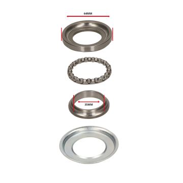 Handlebar head bearing set Gilera/Piaggio/Vespa flower