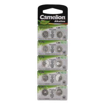 Battery 1.5 Volt AG12 - LR43 Camelion (10pcs)
