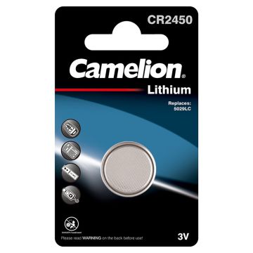 Battery button flat Camelion CR2450 lithium