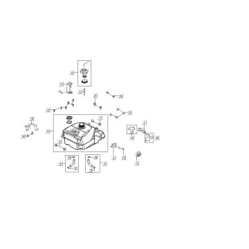 Fuel tank Kymco MXU 300