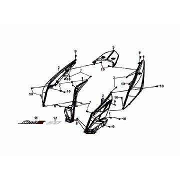 PLATING Sym Orbit III Red