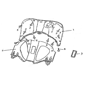 Inner hood Fosti Retro 125cc