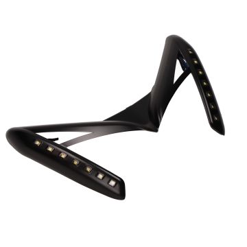 Booview with daytime running lights Yamaha Aerox from 2013 CE matt black