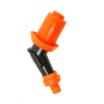 SPARK PLUG CAP CHINA 4T GY6+ RUBBER ORANGE