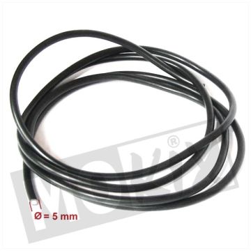 Spark plug cable 5mm 1.9m black