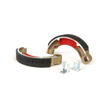 Brake shoes BGM PRO diameter=127x20 mm for brake drum BGM5310 Vespa 8 inch rear, 2 supports, Vespa VNB4T to VNB6T (a), VBB2T (a) also used for conversion from 10 inch to 8 inch